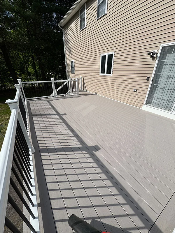 Deck installation — Bradley’s Building Solutions project