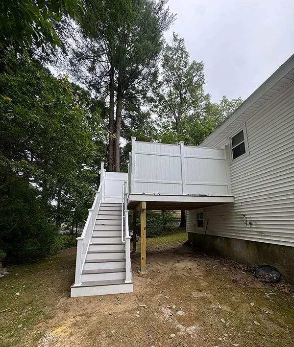 Outdoor deck rebuild — Bradley’s Building Solutions project